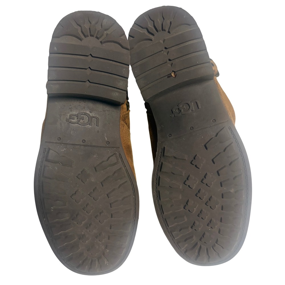 UGG Simmens Waterproof Leather Suede Boots‎ Chestnut Brown 1008220 Womens 8.5 - Picture 6 of 8